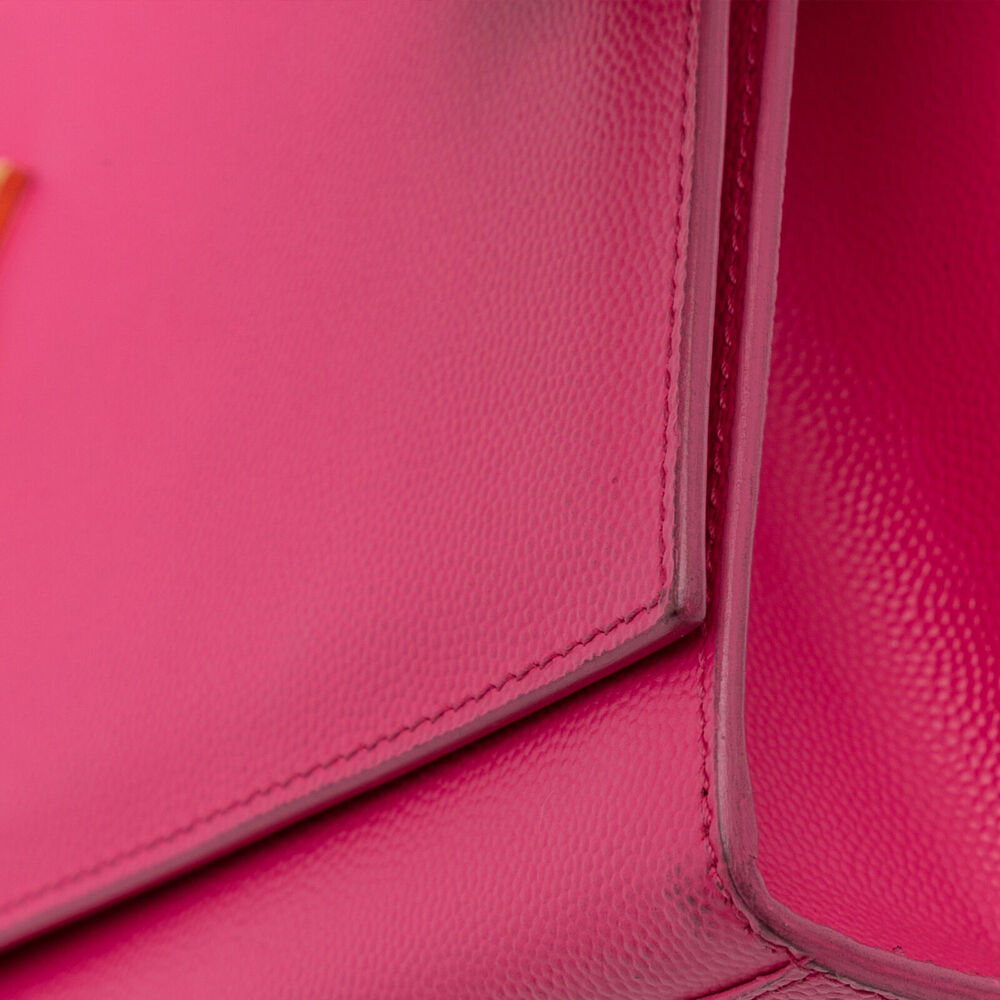 Auth Saint Laurent Small Kate Pink Calf #139165S10B - Picture 13 of 15
